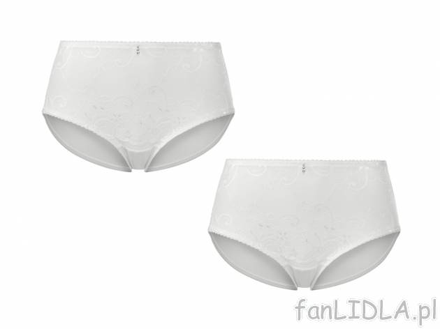 Majtki damskie, 2 pary* Esmara Lingerie, cena 11,99 PLN 
*Artykuł dostępny wyłącznie ...