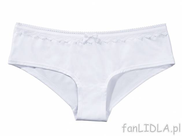 Majtki typu hipster, 2 pary Jolinesse, cena 21,99 PLN za 1 opak. 
- 3 kolory do ...