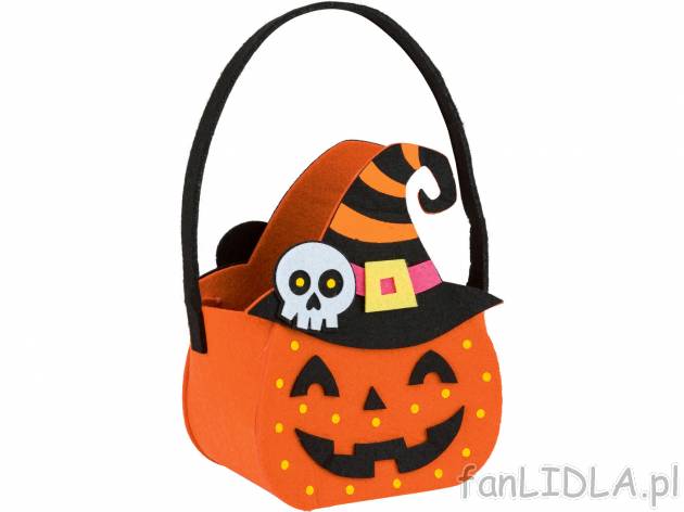 Filcowy koszyk na Halloween Melinera, cena 9,99 PLN  

Opis