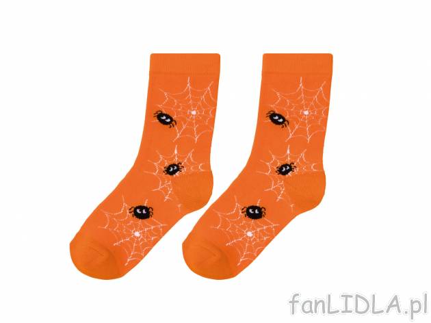 Skarpetki z motywem Halloween , cena 6,99 PLN 
- rozmiary: 31-42
- świecące w ...