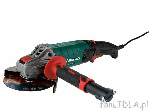 Szlifierka kątowa 1200 W Parkside PWS 125 FS, cena 99,00 PLN 
- dł. przewodu ...