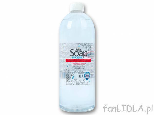 SEPTI SOAP HYGIENIC Żel do higienicznej dezynfekcji rąk , cena 19,99 PLN