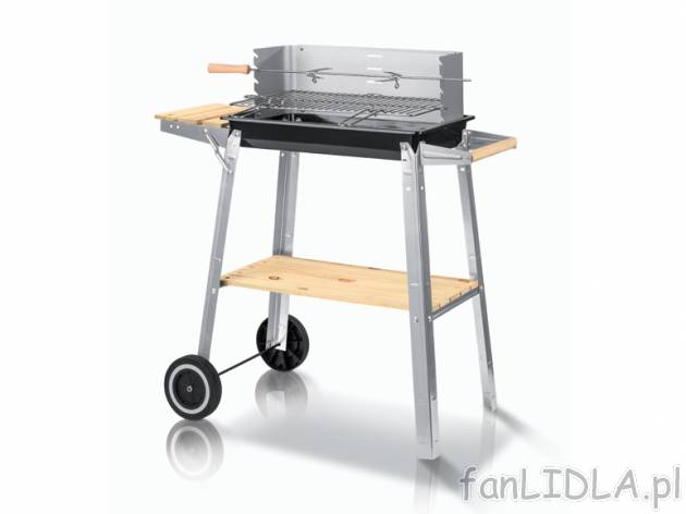 Grill na kółkach z rusztem Florabest, cena 79,00 PLN za 1 opak. 
- wraz z 70-cm ...
