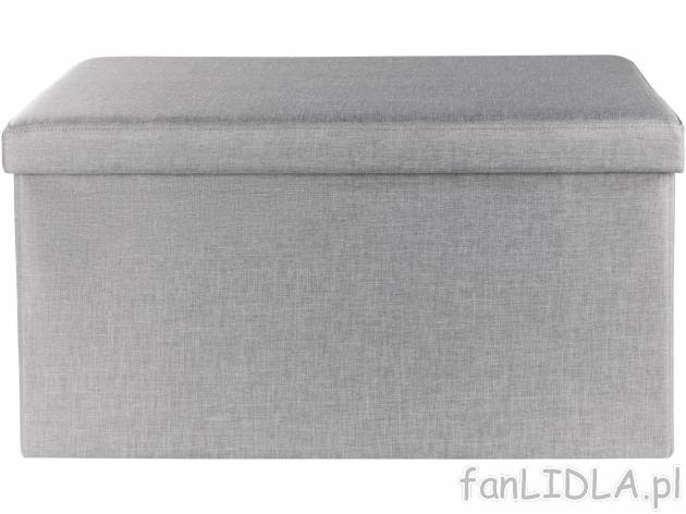 Puf do przechowywania i siedzenia Livarno, cena 89,90 PLN 
- 78 x 40 x 40 cm (szer. ...