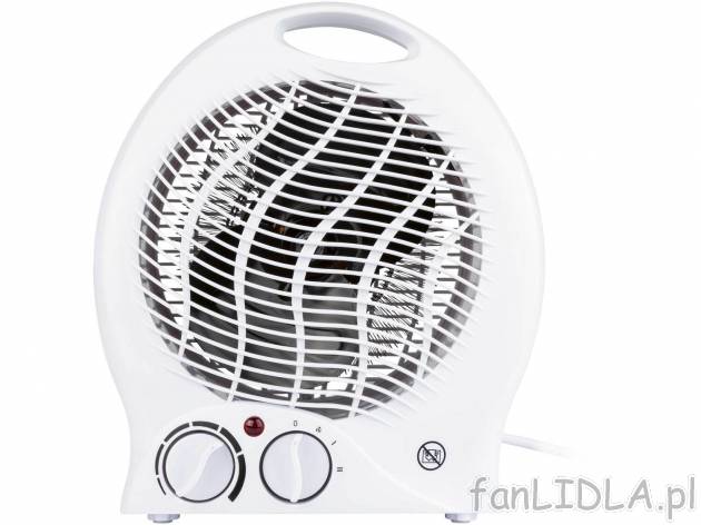 Termowentylator , cena 39,99 PLN 
- 2 stopnie mocy: 1000 W lub 2000 W
- dł. przewodu: ...