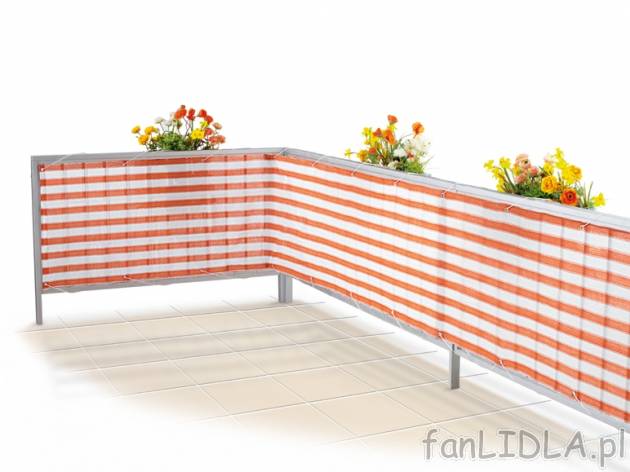 Osłona balkonowa Florabest, cena 39,99 PLN za 1 opak. 
- odporna na działanie ...