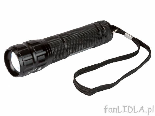Latarka LED Livarno, cena 19,99 PLN 
4 wzory 
- 3 tyby pracy: mocne światło, ...