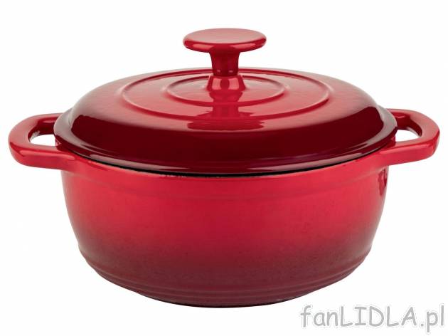 Emaliowany garnek żeliwny 2,8 l Ernesto, cena 99,00 PLN 
- &Oslash; 21,5 cm
- ...