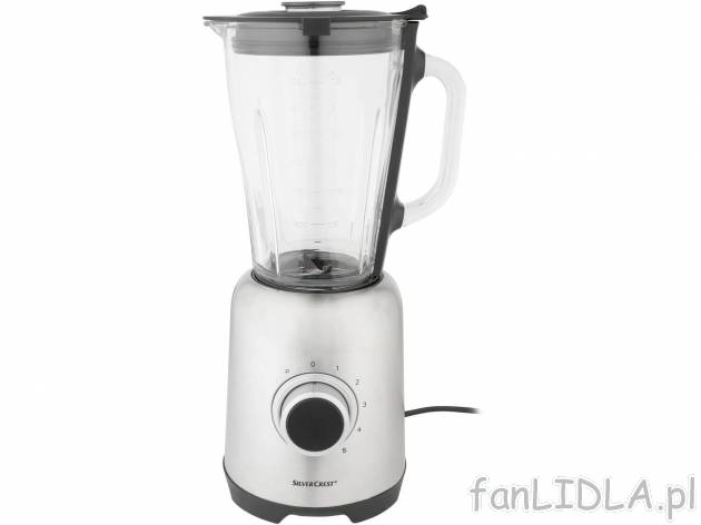 Blender kielichowy 600 W Silverscrest Kitchen Tools, cena 99,00 PLN 
- pokrywka ...