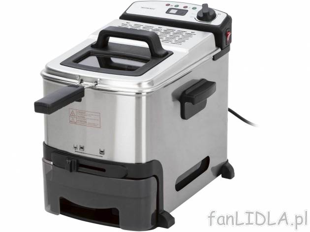 Frytkownica 2300 W Silverscrest Kitchen Tools, cena 249,00 PLN 
- cyfrowy timer ...