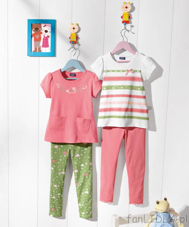 Komplet dziewczęcy koszulka i legginsy cena 24,99PLN
- letni komplet składający ...