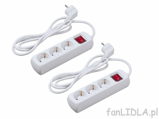 Listwa zasilająca Powerfix, cena 15,99 PLN za 1 szt. 
- listwa z 7 gniazdkami ...