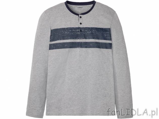 Koszulka do spania męska Livergy, cena 14,99 PLN 
- rozmiary: M-XL
- wysoka zawartość ...