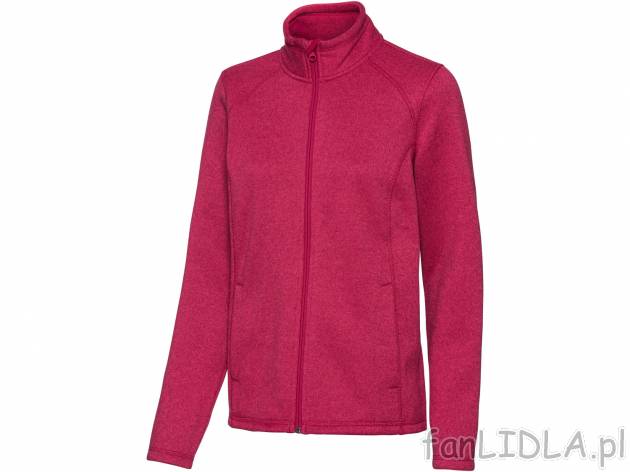 Bluza damska z polaru Crivit, cena 34,99 PLN  
-  rozmiary: S-L
Dostępne rozmiary

Opis