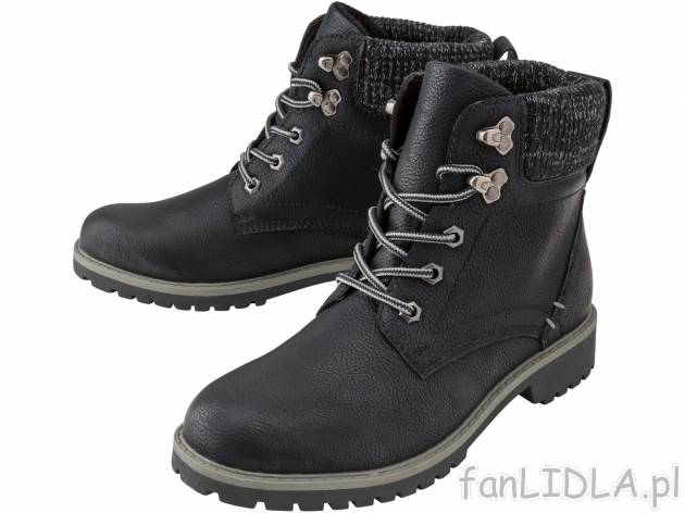 Buty damskie Esmara, cena 54,90 PLN 
- rozmiary: 37-41
- ciepła podszewka i miękko ...