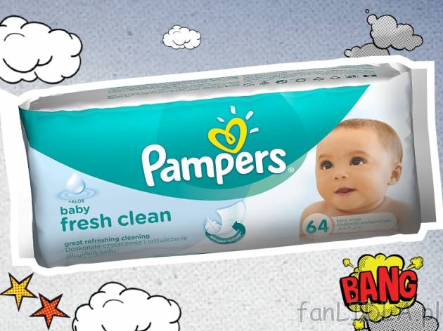 Pampers Chusteczki Baby Fresh , cena 8,49 PLN za opak.