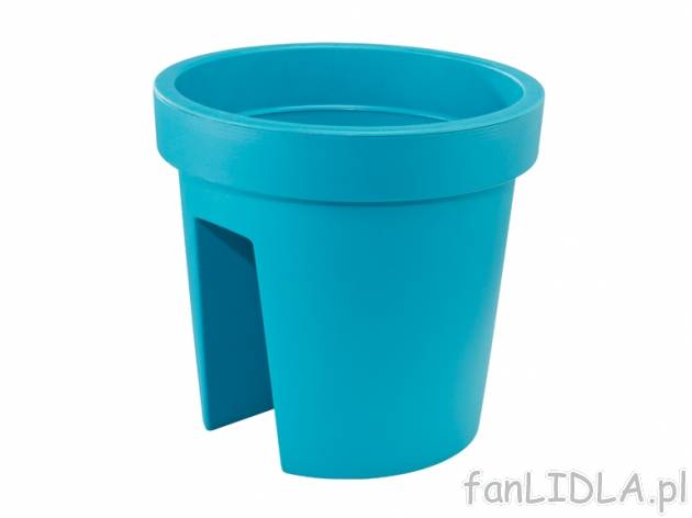 Doniczka na balustradę Florabest, cena 14,99 PLN za 1 szt. 
- wymiary: 29 x 25 ...