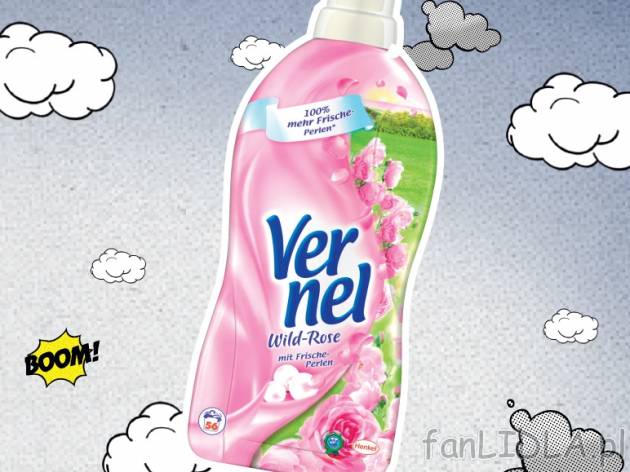 Vernel Płyn do płukania , cena 11,99 PLN za 2 L, 1L=6,00 PLN.  
-  Różne rodzaje.