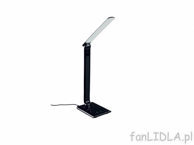 Lampka stołowa LED z panelem dotykowym Livarno, cena 79,90 PLN 
- port USB&nbsp;
- ...