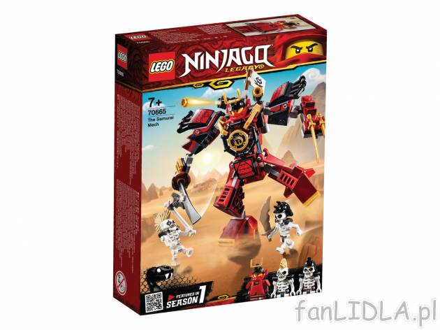 Klocki LEGO 70665 Lego, cena 54,90 PLN  
-  Mech - samuraj
Opis