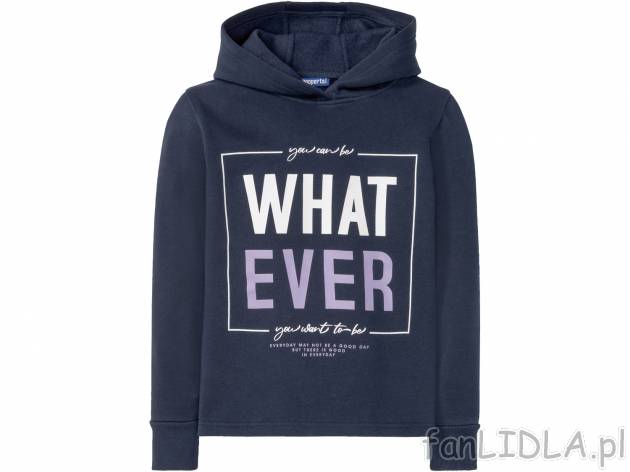 Bluza dresowa młodzieżowa Pepperts, cena 19,99 PLN 
- rozmiary: 122-164
- wysoka ...