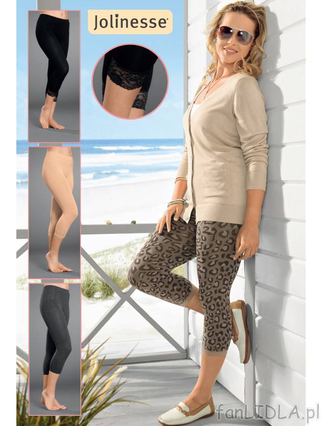 Modelujące legginsy damskie 3/4 cena 29,99PLN
- efekt kształtujący figurę dzięki ...