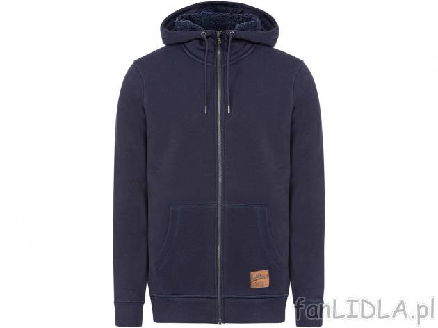 Bluza dresowa męska Livergy, cena 59,90 PLN 
- rozmiary: S-XL
- wysoka zawartość ...