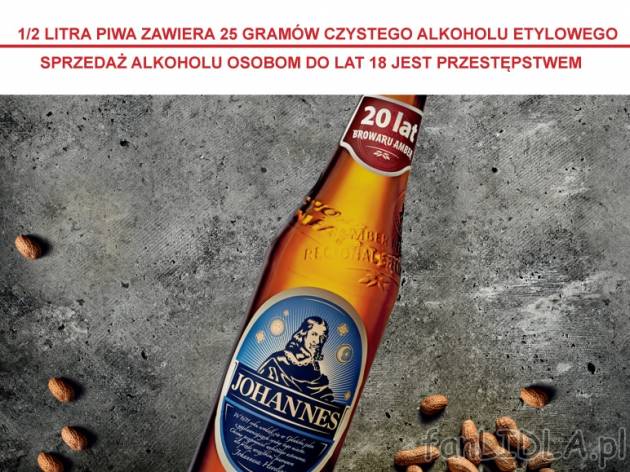 Johannes , cena 2,89 PLN za 500 ml, 1L=5,78 PLN.