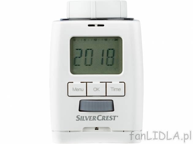 Termostat grzejnikowy Silvercrest, cena 29,00 PLN 
- 5,5 x 6,6 x 7,4 cm (szer. ...