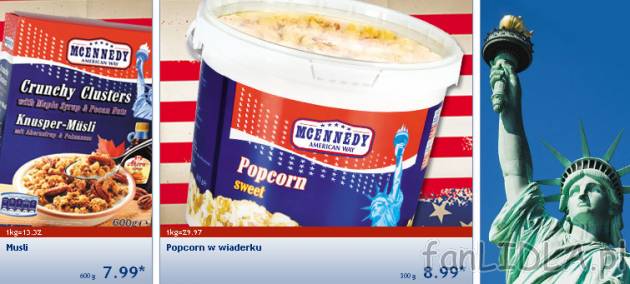 Musli, popcorn w wiaderku