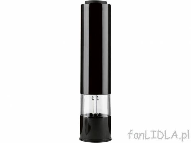 Młynek elektryczny do soli lub pieprzu Silverscrest Kitchen Tools, cena 24,99 PLN ...