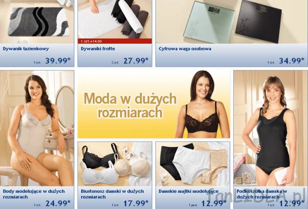 Bielizna Jolinesse. Body modelujące w dużych rozmiarach (85 C/D, 90 C/D, 95 C/D), ...