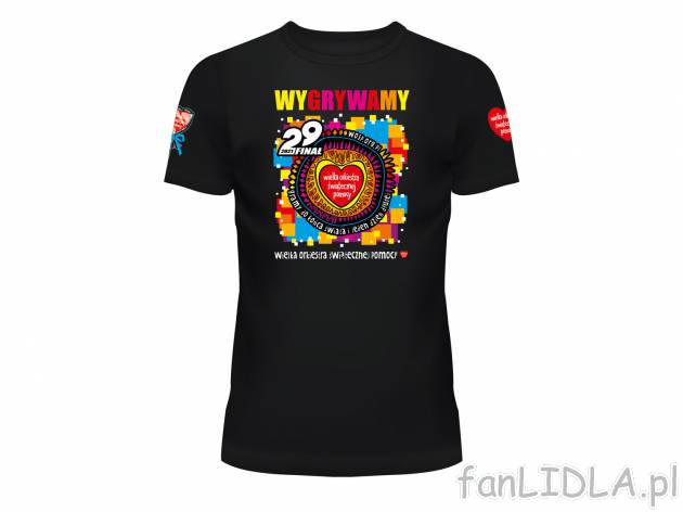 T-shirt damski lub męski , cena 49,99 PLN 
- damski: rozmiary: S-L
- męski: ...