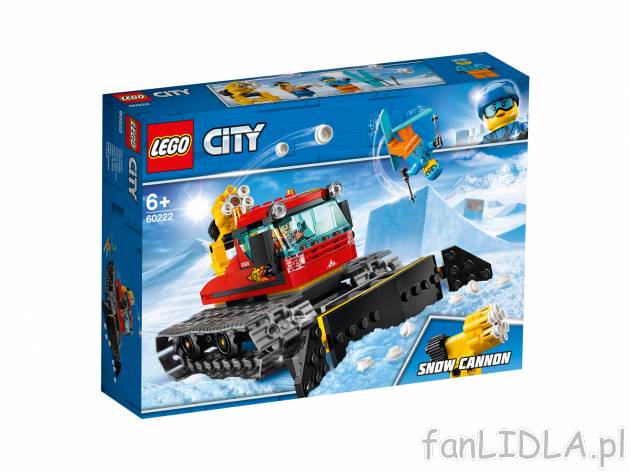 Klocki Lego 60222 Lego, cena 64,90 PLN  
-  Pług gąsienicowy
Opis