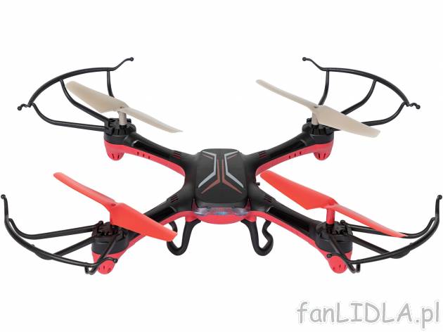Dron , cena 119,00 PLN 
- zasięg: ok. 50 m
- w zestawie: pilot zdalnego sterowania,
- ...
