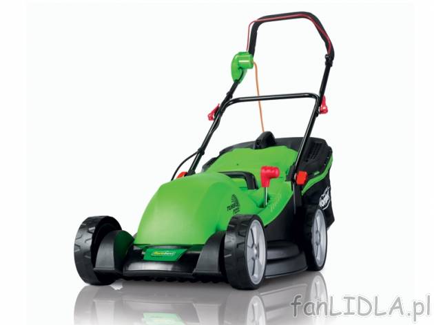 Elektryczna kosiarka do trawy Florabest, cena 399,00 PLN za 1 szt. 
- silnik Turbo-Power ...