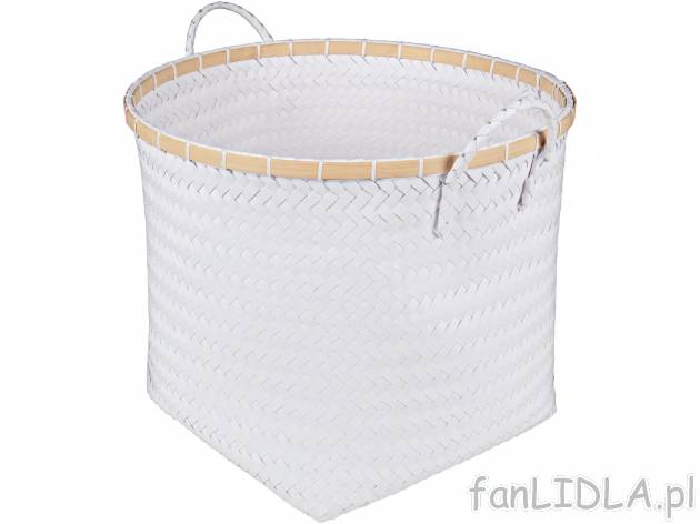 Kosz na pranie AquaPur, cena 39,99 PLN 
3 wzory 
- 47 x 45 cm (&Oslash; x wys.)
- ...
