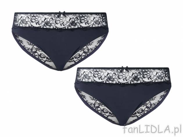 Majtki damskie, 2 pary* Esmara Lingerie, cena 11,99 PLN 
- rozmiary: XL-XXL
Dostępne ...