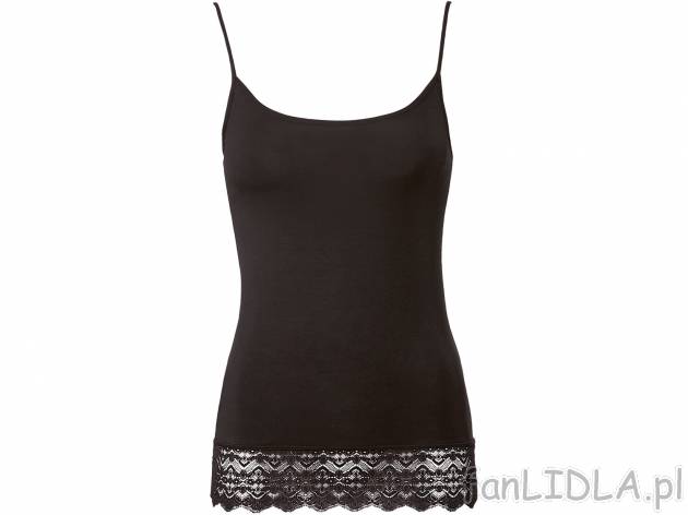 Podkoszulka damska na ramiączkach Esmara Lingerie, cena 19,99 PLN 
- 95% modalu ...