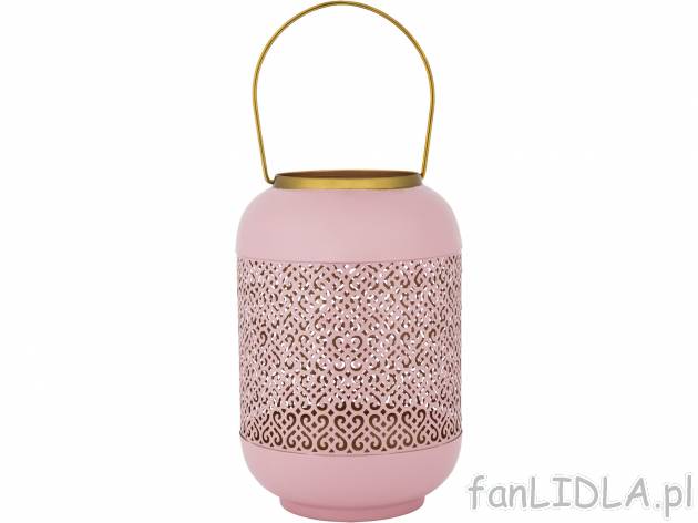 Lampion Melinera, cena 39,99 PLN 
- 18 x 27 cm (Ø x wys.)
- do postawienia lub ...