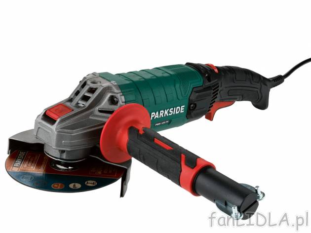 Szlifierka kątowa 1200 W Parkside PWS 125 F5, cena 99,00 PLN 
- osłona przestawiana ...