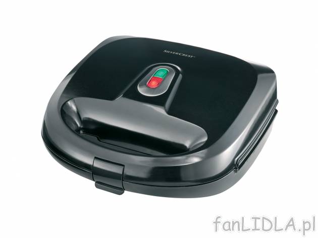 Opiekacz 3 w 1, 750 W Silverscrest Kitchen Tools, cena 88,00 PLN 
- wymienne płyty ...