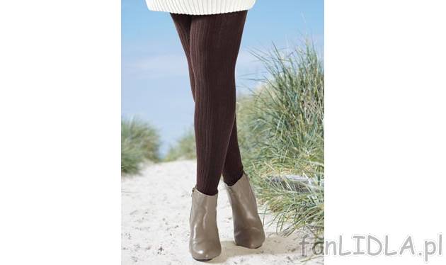 Legginsy z dzianiny, cena 19,99PLN
- o modnym wyglądzie żeberkowym
- przyjemnie ...