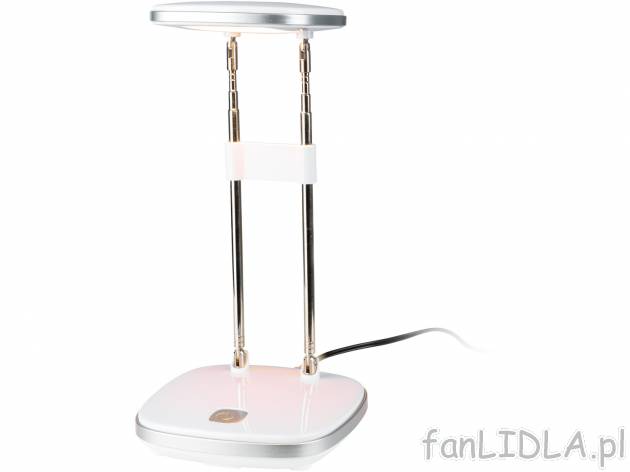 Lampka biurkowa LED Livarno, cena 49,99 PLN 
- regulacja wysokości w zakresie ...
