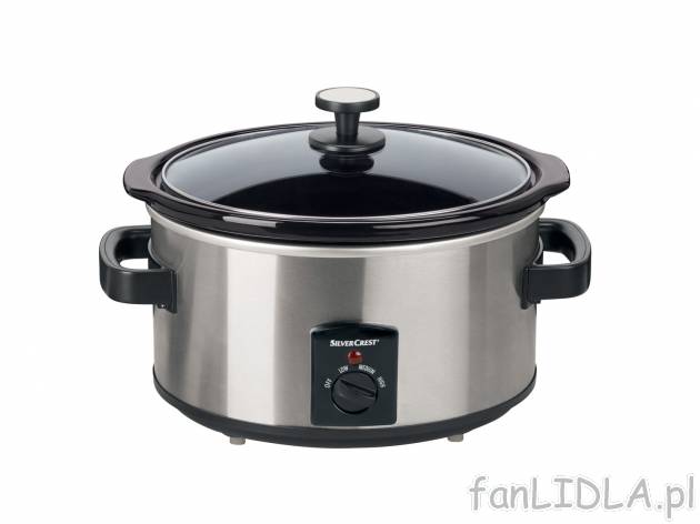 Wolnowar 230 W Silverscrest Kitchen Tools, cena 59,00 PLN 
- 3 poziomy gotowania
- ...