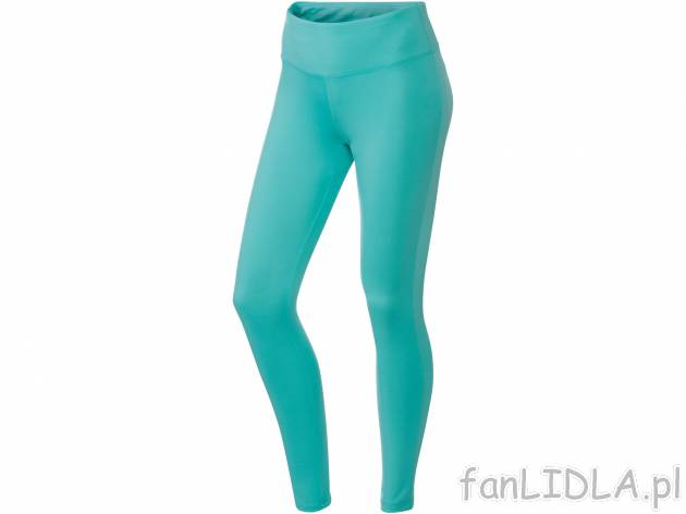 Legginsy funkcyjne damskie Crivit, cena 19,99 PLN 
- rozmiary: S-L
- 90% poliestru, ...
