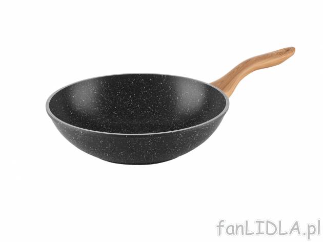 Wok aluminiowy Ø 28 cm Ernesto, cena 49,99 PLN 
- grubość dna: 5 mm
zalety patelni ...