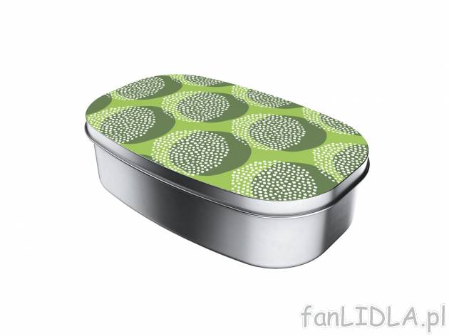Lunchbox ze stali szlachetnej Ernesto, cena 19,99 PLN  
-  ok. 550 ml
Opis