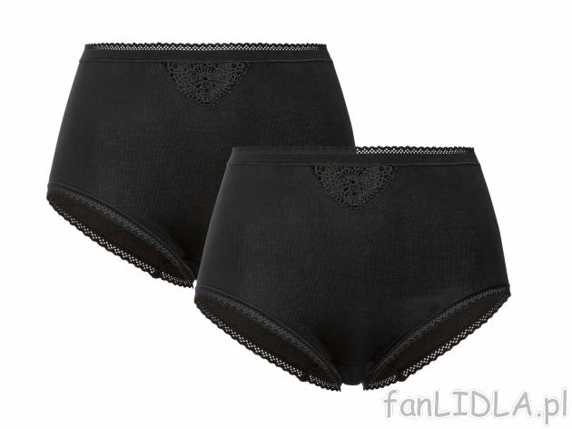 Majtki damskie, 2 pary* Esmara, cena 9,99 PLN za sztukę
* Artykuł dostępny wyłącznie ...