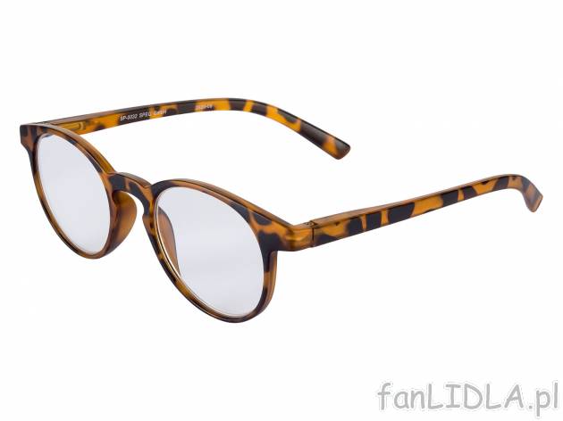 Okulary do czytania w etui Auriol, cena 9,99 PLN 
4 wzory 
- moc szkieł: +1,00; ...